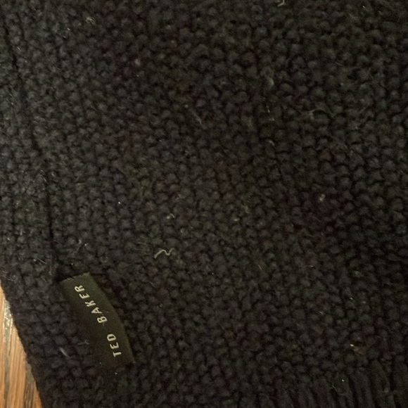 Mens Ted baker blue cable knit sweater. Size 1. - Picture 7 of 8